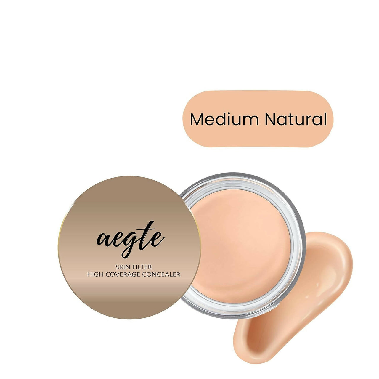 Aegte Skin Filter High Coverage Concealer - Medium Natural - Distacart