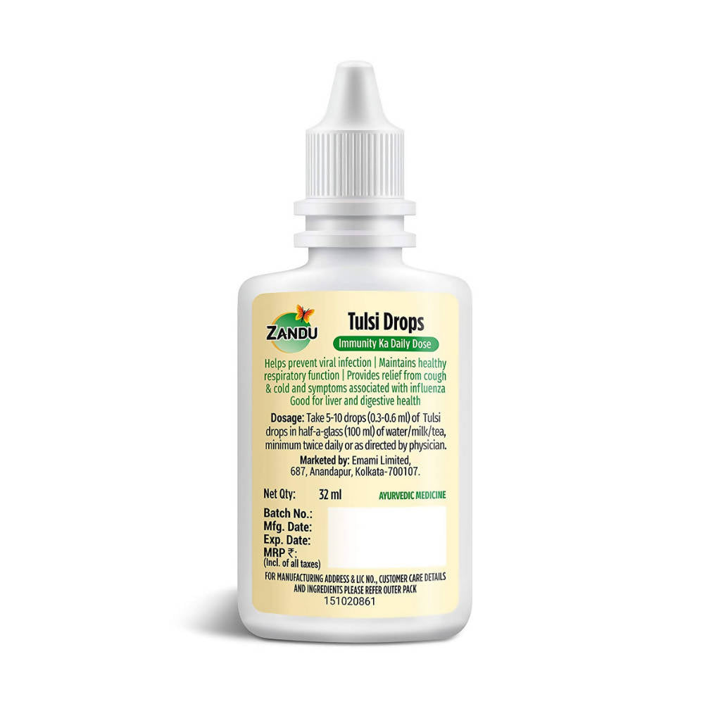 Zandu Tulsi Drops - Distacart