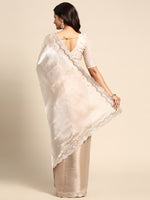 Thumbnail for Mitera Sequinned Organza Saree - Distacart