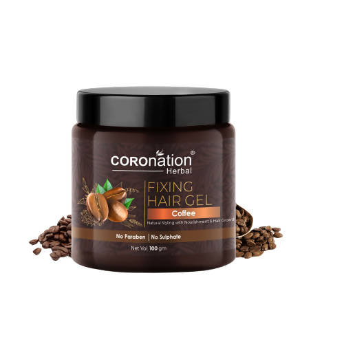 Coronation Herbal Coffee Fixing Hair Gel - Distacart