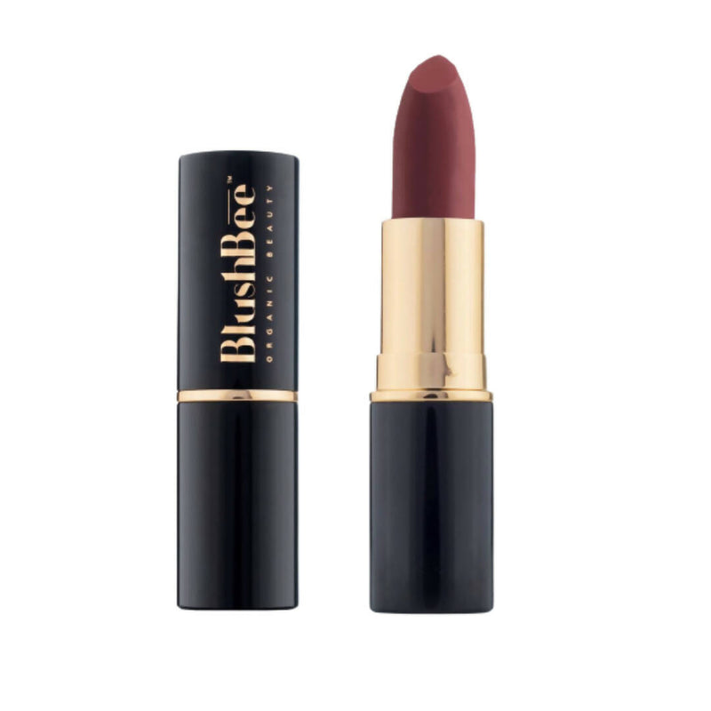 BlushBee Organic Beauty Lip Nourishing Vegan Lipstick - Mocha - Distacart