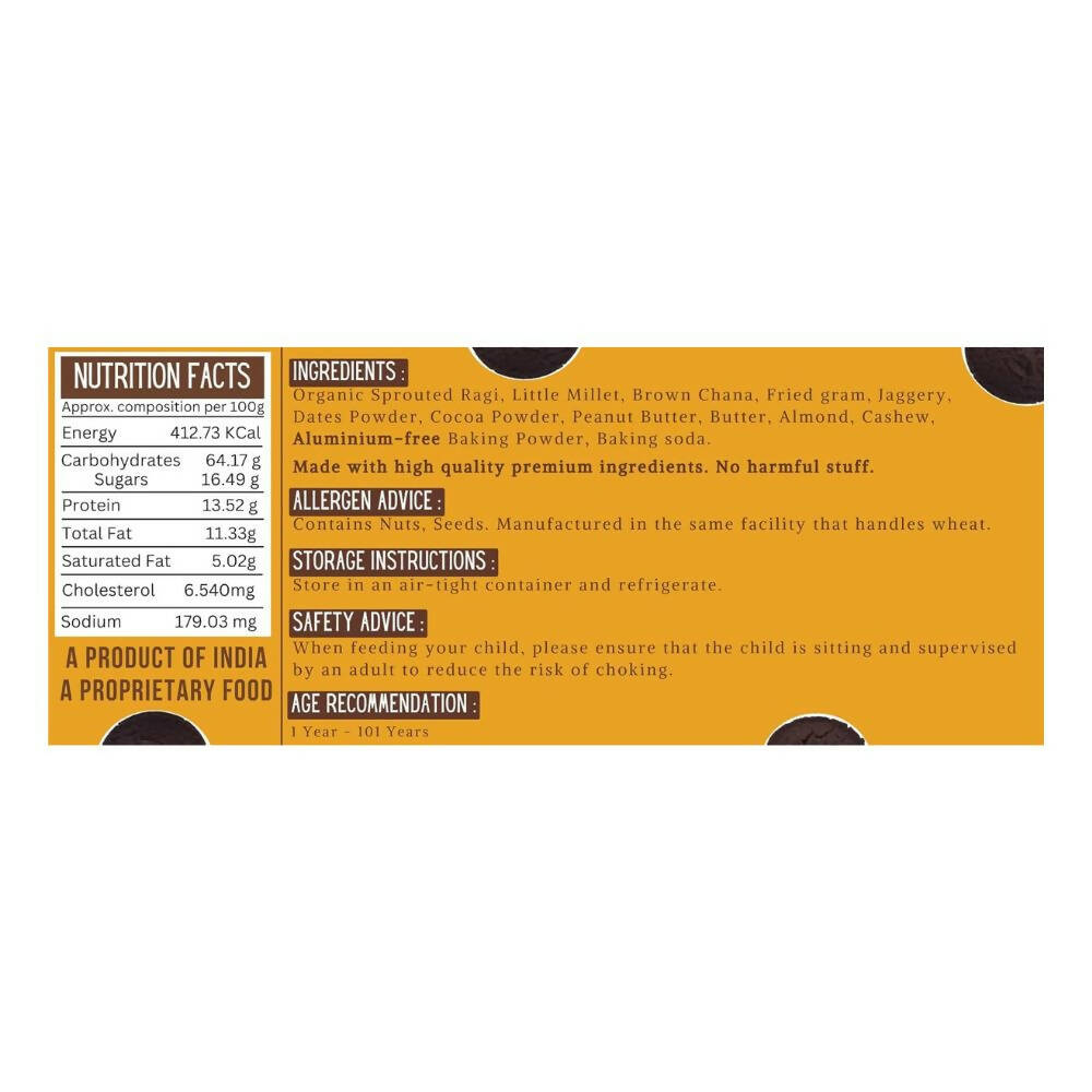 TummyFriendly Foods Chocolate Millet Cookies - Distacart