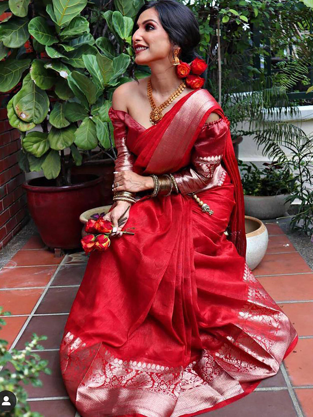 Kalini Woven Design Zari Banarasi Saree - Distacart