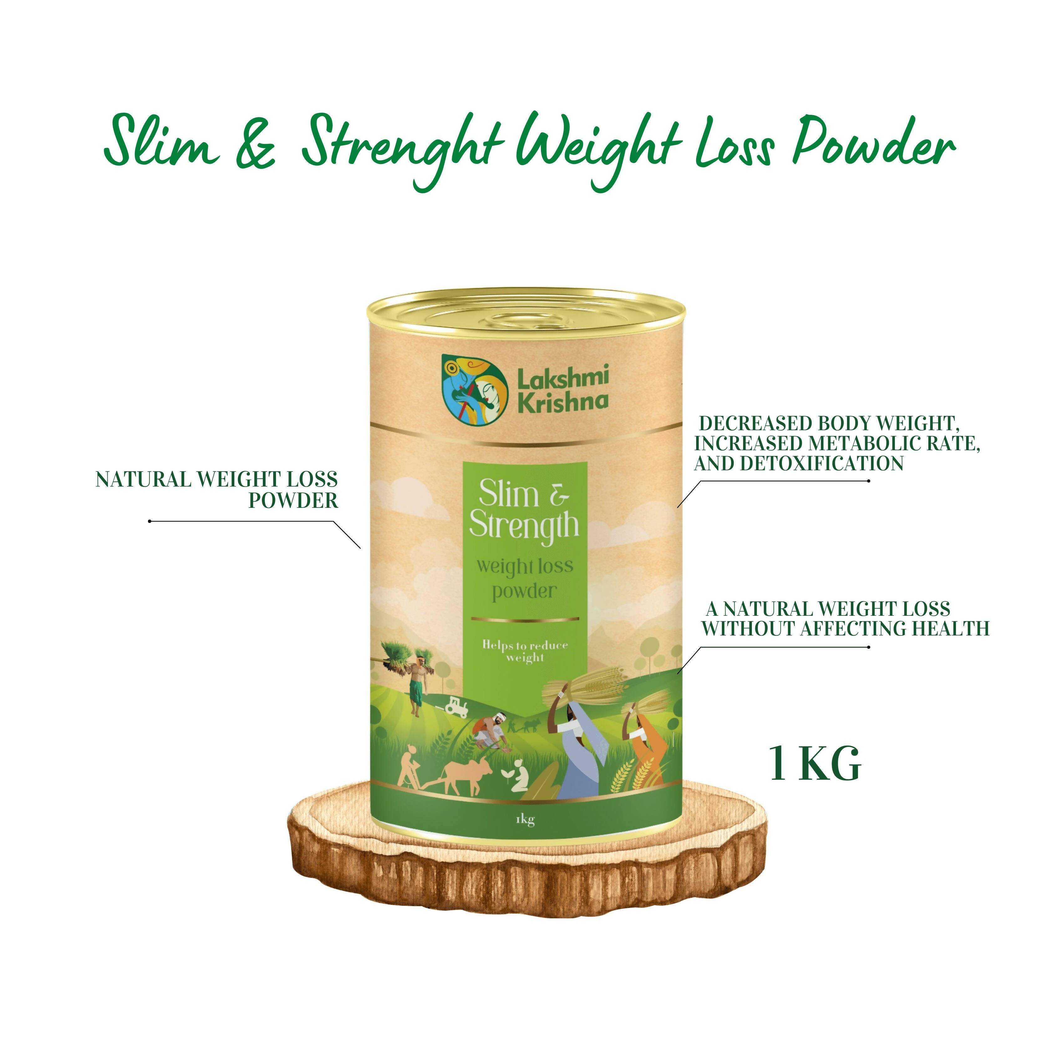 Lakshmi Krishna Slim & Strength Weight Loss Powder - Distacart