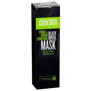 Avon Clearskin Pore & Shine Control Black Mineral Mask 75ml