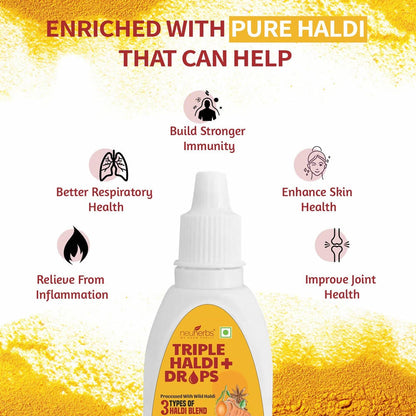 Neuherbs Triple Haldi Plus Drops - Distacart