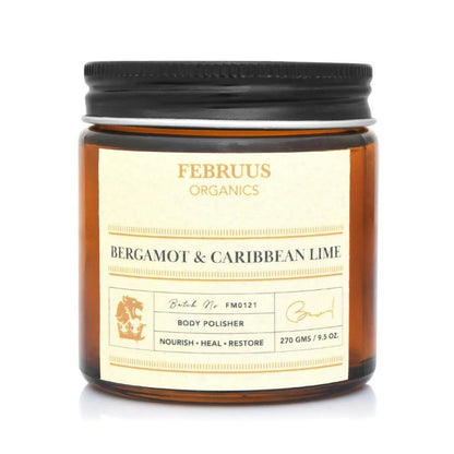 Februus Organics Bergamot & Caribbean Lime Body Polisher - Distacart