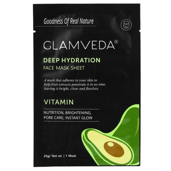 Glamveda Vitamin Sheet Mask-Pore Care & Nutrition