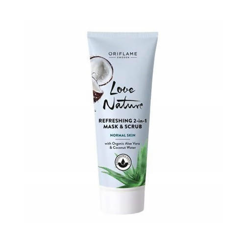 Oriflame Love Nature Refreshing 2-in-1 Mask & Scrub - Distacart