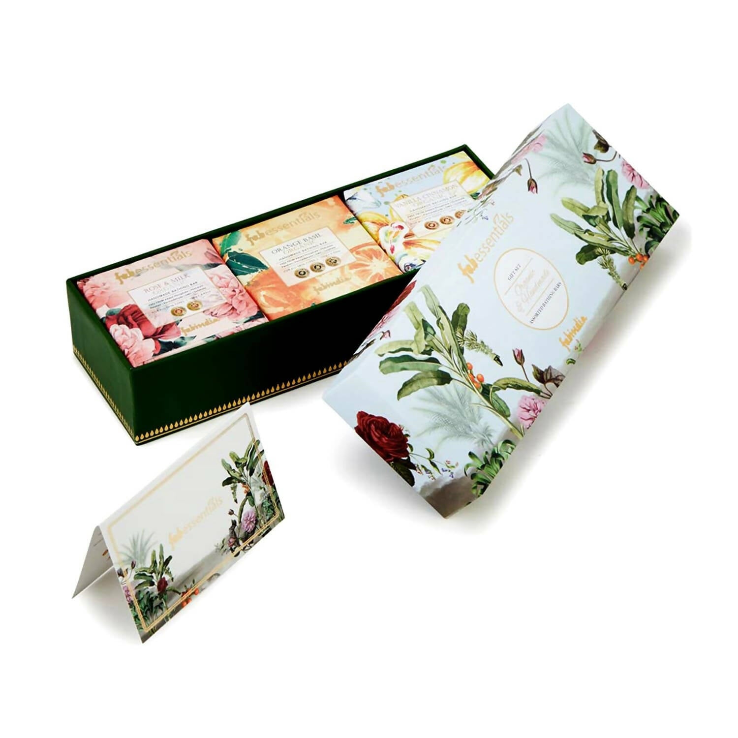 Fabessentials Organic & Handmade Assorted Bathing Bars Gift Set - Distacart