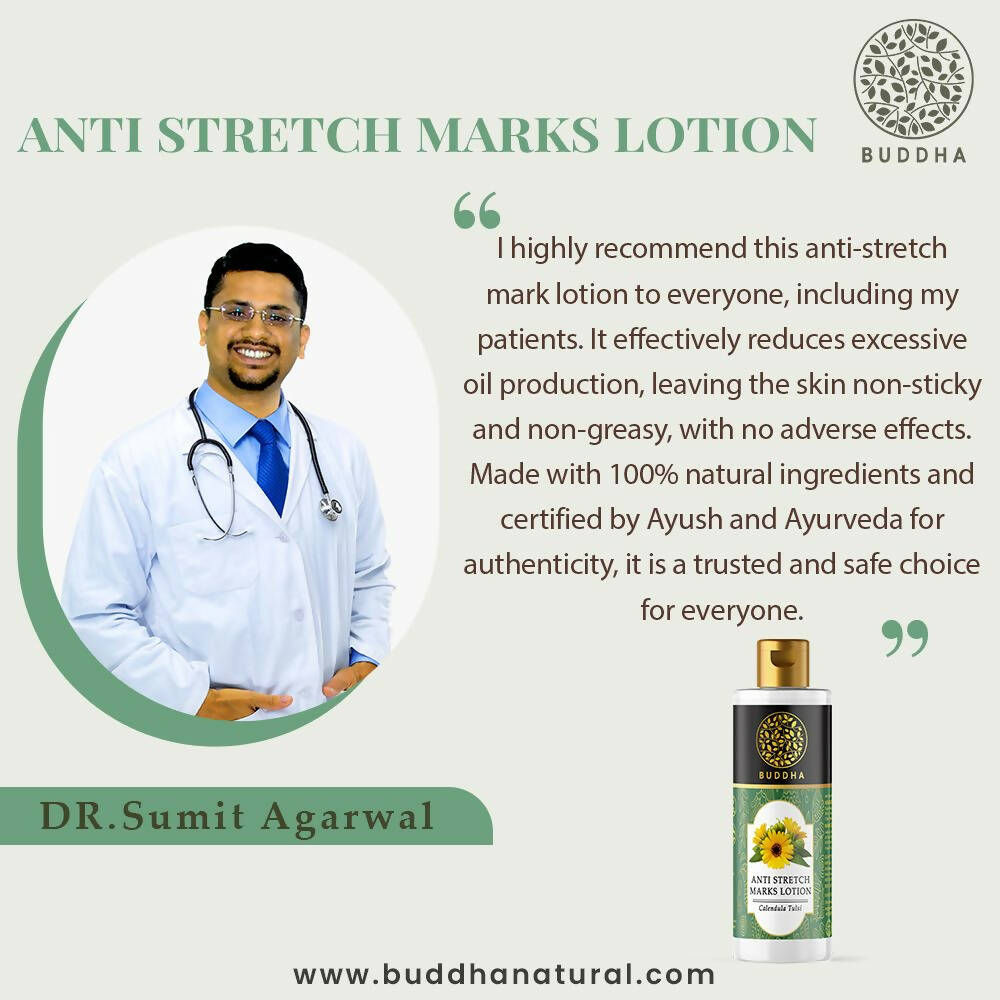 Buddha Natural Anti-Stretch Marks Body Lotion - Distacart
