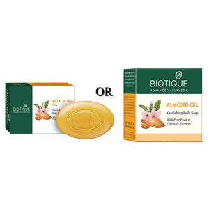 Biotique Advanced Ayurveda Bio Almond Oil Nourishing Body Soap - Distacart