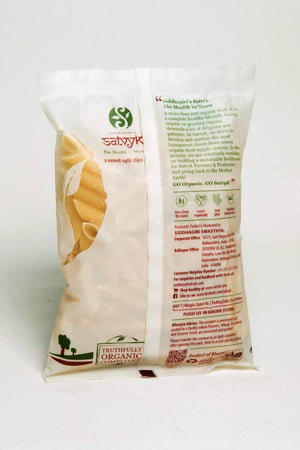 Siddhagiri's Satvyk Organic Whole Wheat Pasta Penne back image