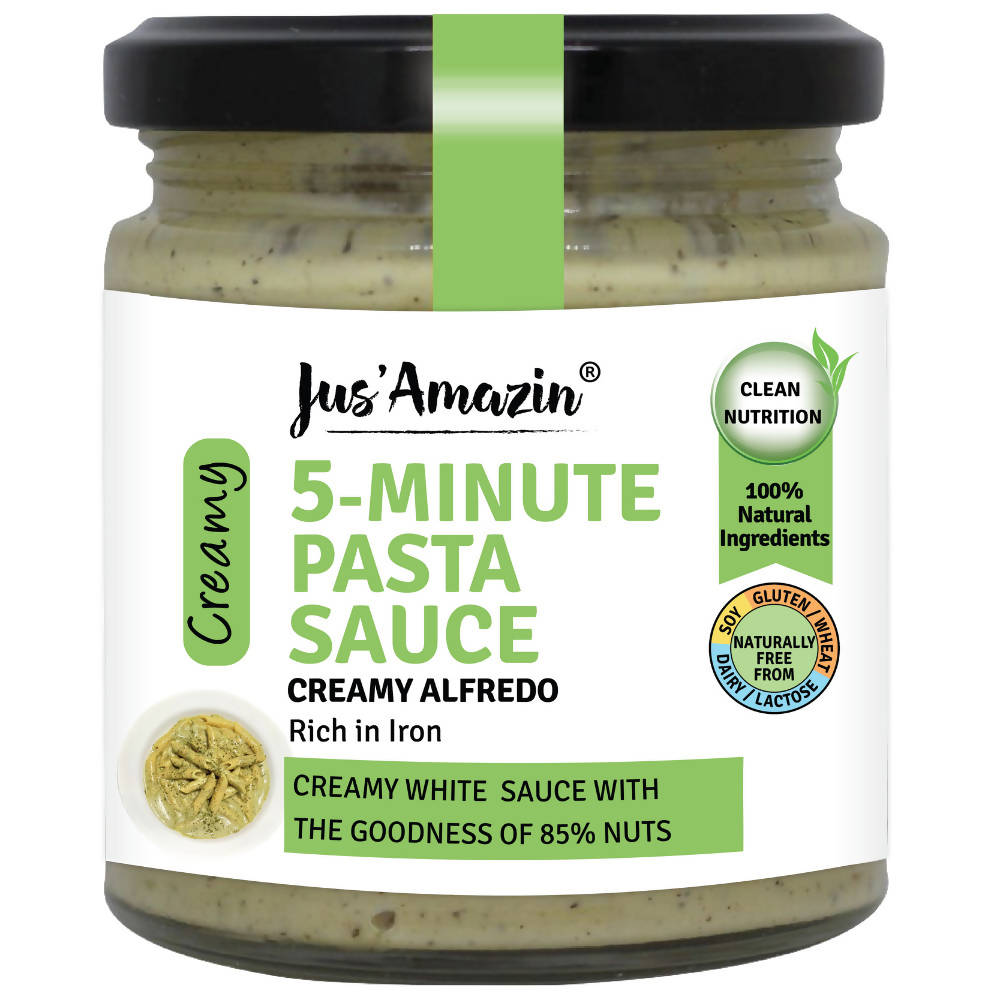 Jus Amazin 5-Minute Pasta Sauce - Creamy Alfredo - Distacart