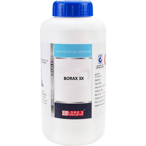 Lord's Homeopathy Borax Tablets