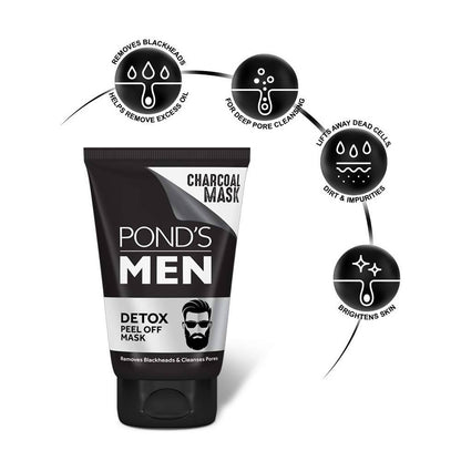 Men Charcoal Blackhead Removal Detox Peel Off Mask