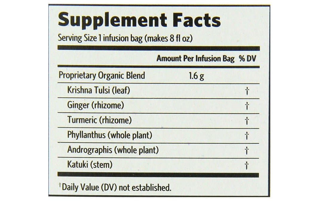 Organic India Tulsi Cleanse 25 Tea Bags - Distacart