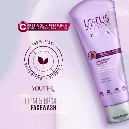 Lotus Herbals YouthRx Firm & Bright Facewash - Distacart