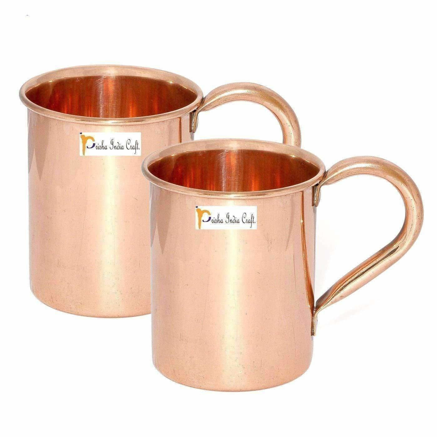 Copper Mug , 500ml - Set of 2 - Distacart