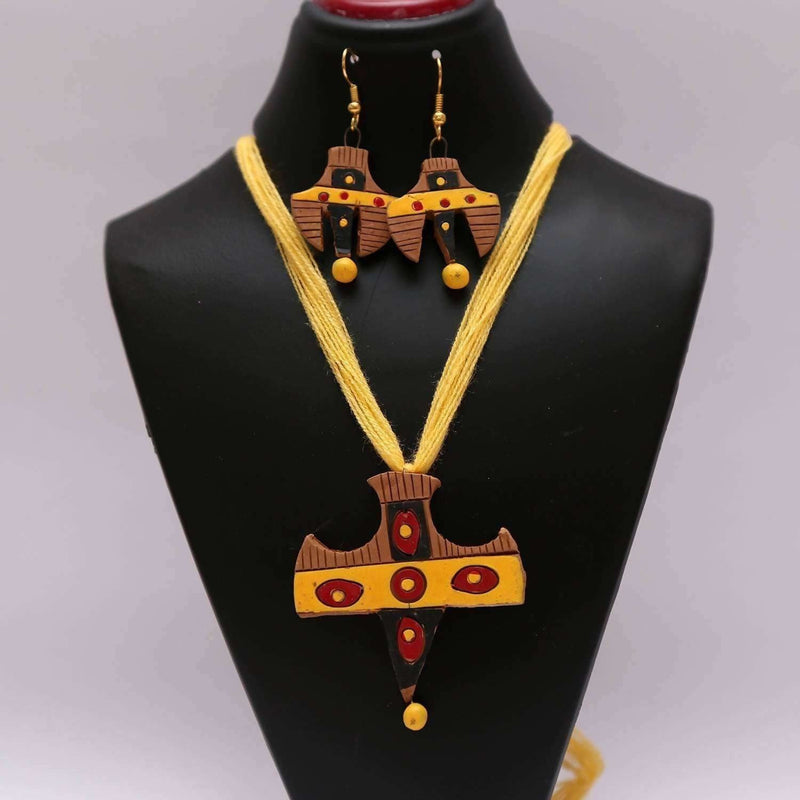 Terracotta Unique Design Jewelry Set