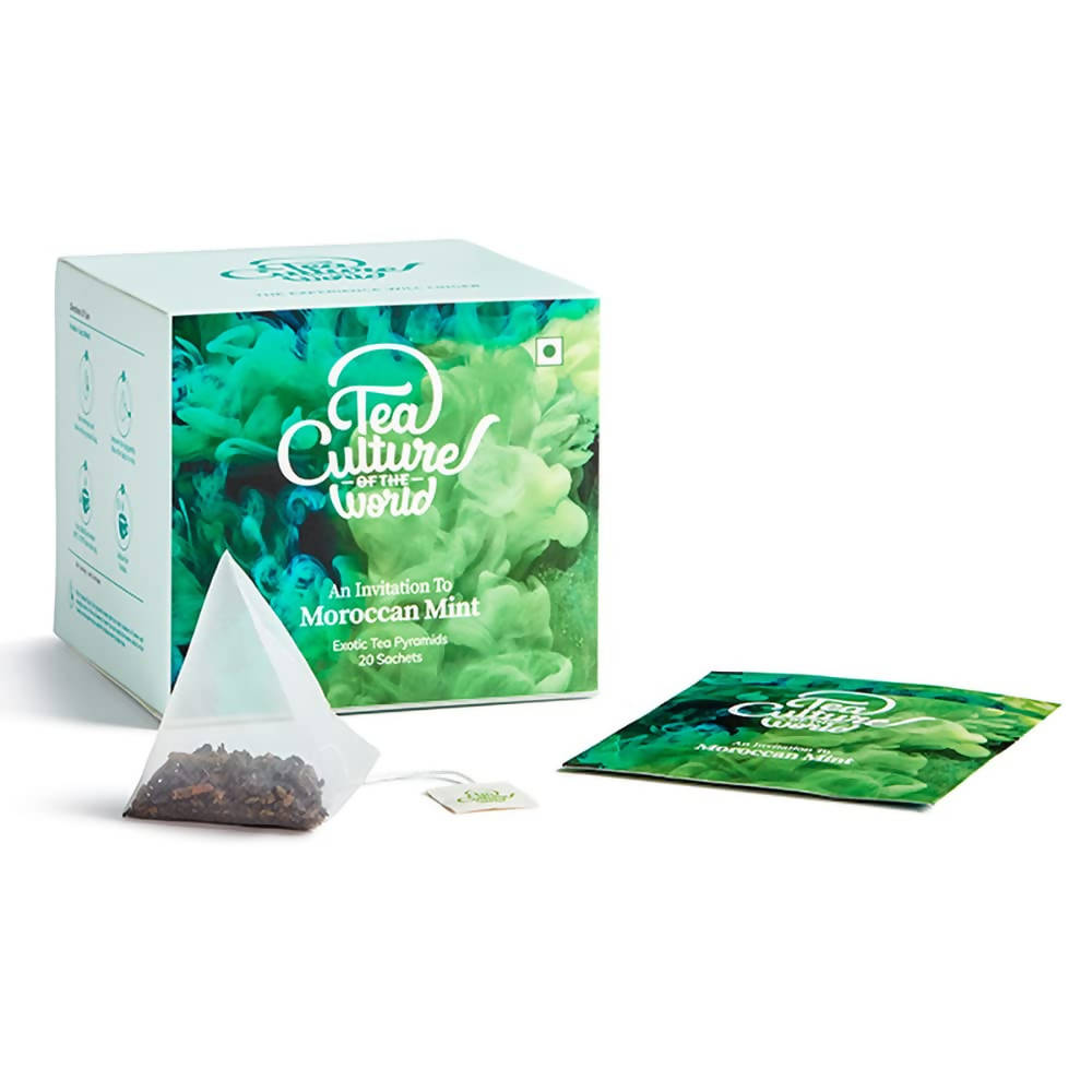 Tea Culture Moroccan Mint Green Tea Bags - Distacart