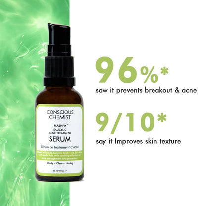 Conscious Chemist Flashfix Salicylic Acne Serum - Distacart