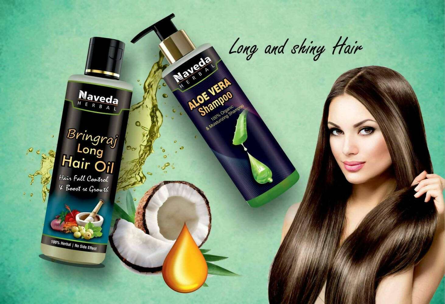 Naveda Herbal Aloe vera Shampoo - Distacart