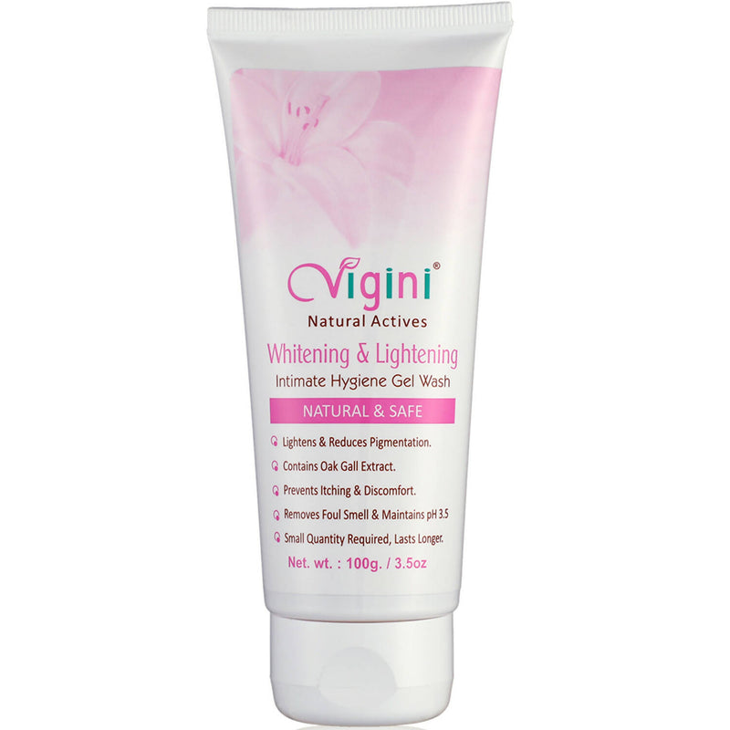 Vigini Natural Actives Vaginal Lightening Whitening Intimate Feminine Hygiene Gel Wash for Women - Distacart
