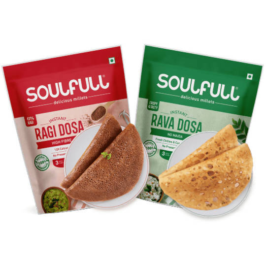 Soulfull Rava Dosa And Ragi Dosa Mix