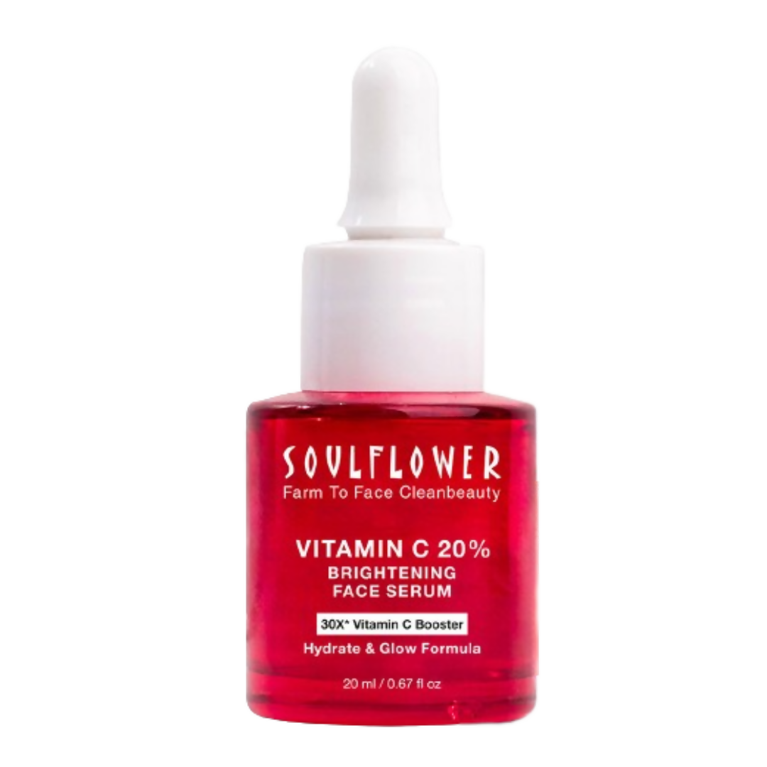 Soulflower Vitamin C Brightening Face Serum - Distacart
