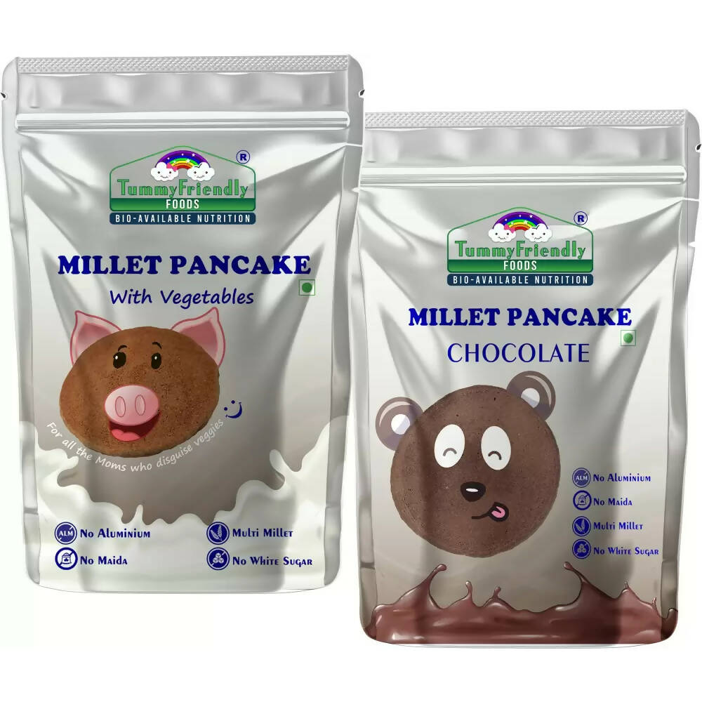 TummyFriendly Foods Millet Pancake Mix - Chocolate, Veggies - Distacart