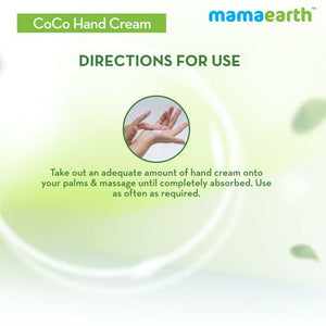 Mamaearth CoCo Hand Cream For Rich Moisturization