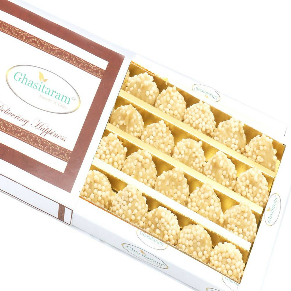 Ghasitaram Rice Crispies Kaju Modaks - Distacart