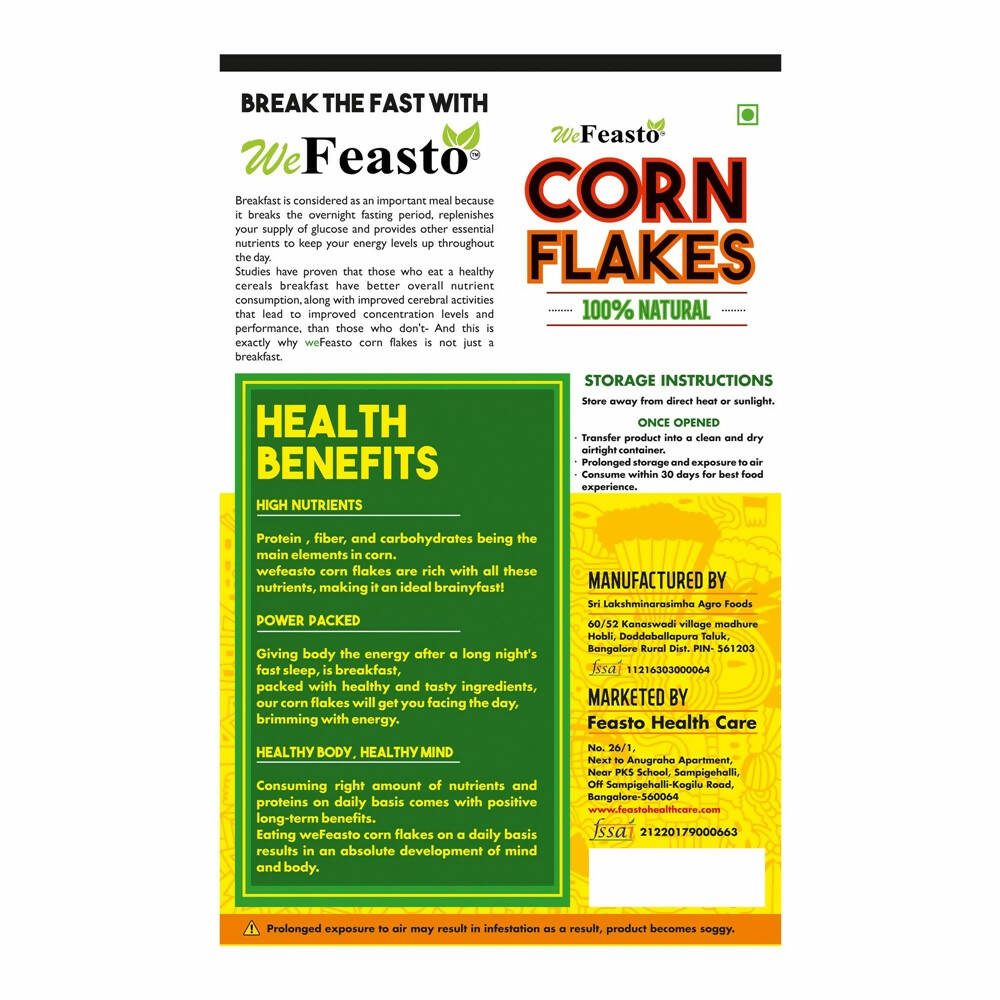 Wefeasto Corn Flakes - Distacart