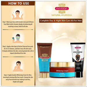 Inveda Complete Day & Night Skin Care Kit For Men