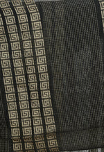 Thumbnail for Mominos Fashion Moeza Handloom Cotton Black Dupatta For Women - Distacart