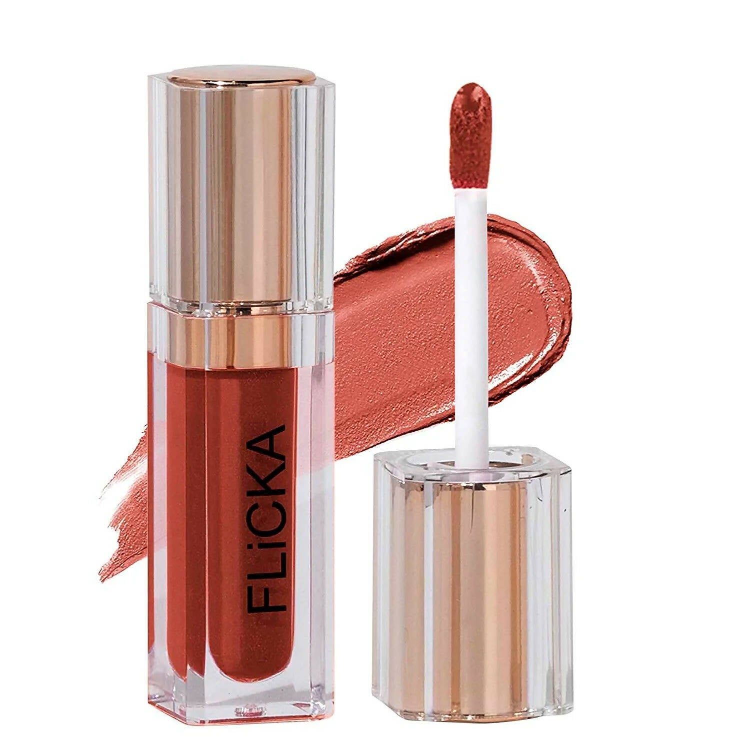 FLiCKA R U Ready Matte Finish liquid Lipstick Shade 04 Spiced Tea - Distacart