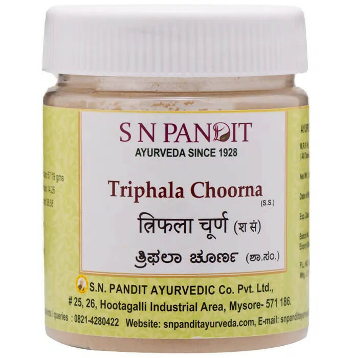 S N Pandit Ayurveda Triphala Choorna (S.S) - Distacart