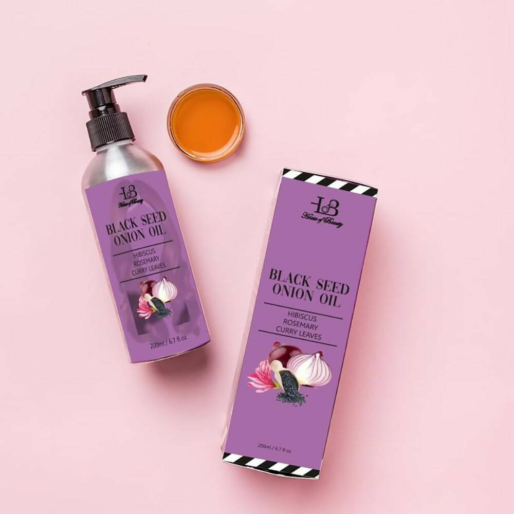 House Of Beauty Black Seed Onion Oil with Hibiscus Hair Oil - Distacart