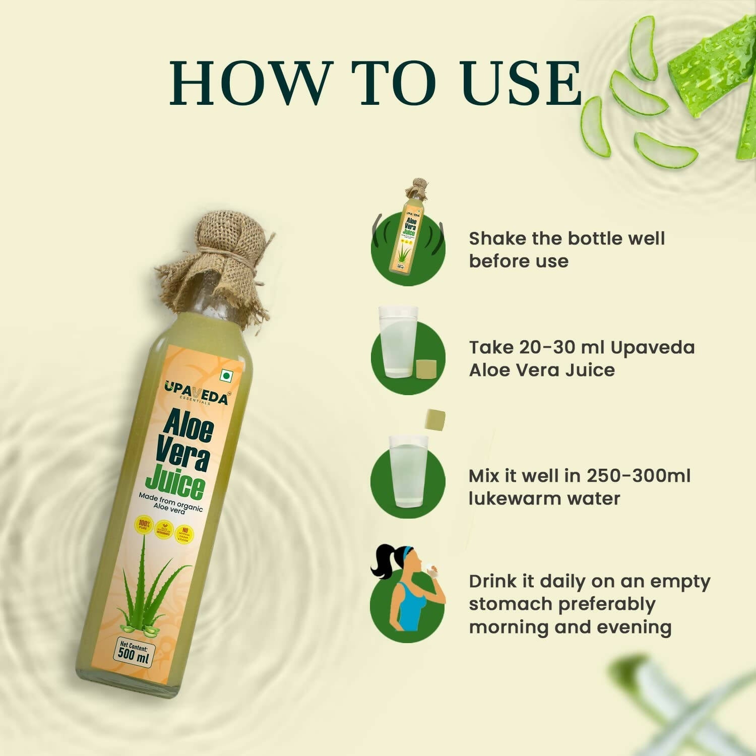 Upaveda Aloe Vera Juice - Distacart