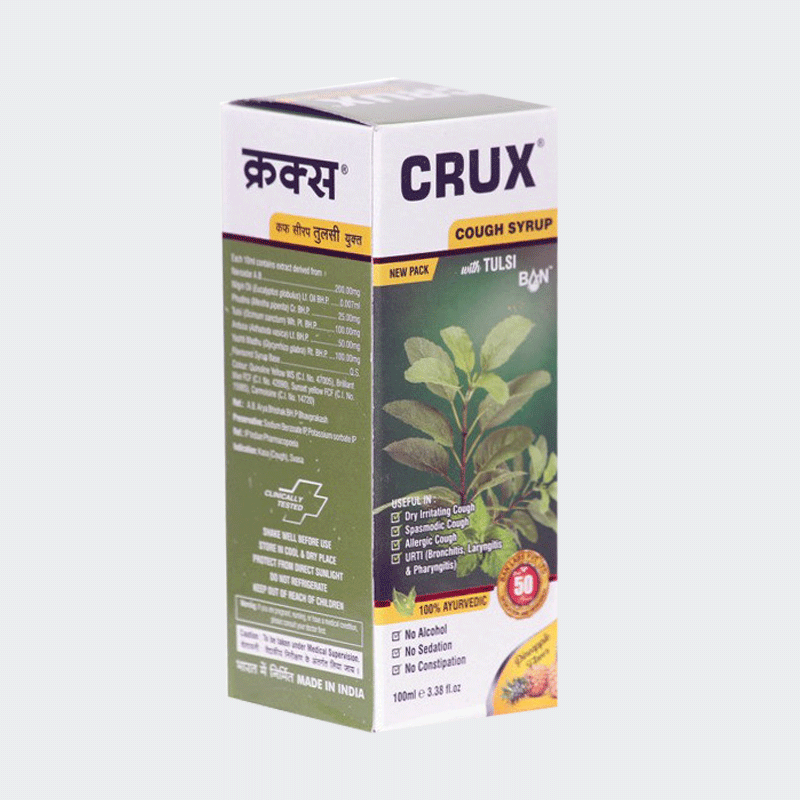 Ban Ayurveda Crux Cough Syrup with Tulsi