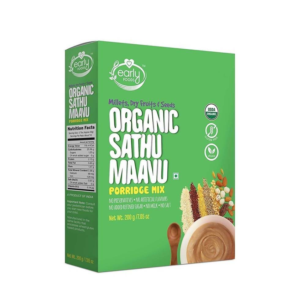 Early Foods Organic Sattu Maavu Porridge Mix - Distacart