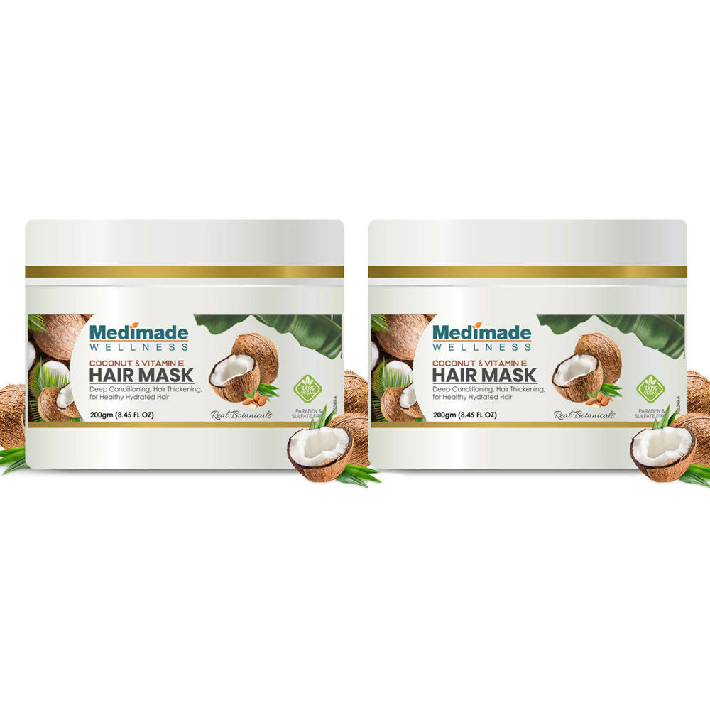Medimade Wellness Coconut & Vitamin E Hair Mask - Distacart