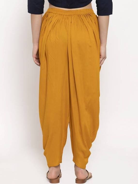 Yellow Dhoti Pants: Buy Yellow Dhoti Pants Online at Pernias Pop-Up Shop  2024