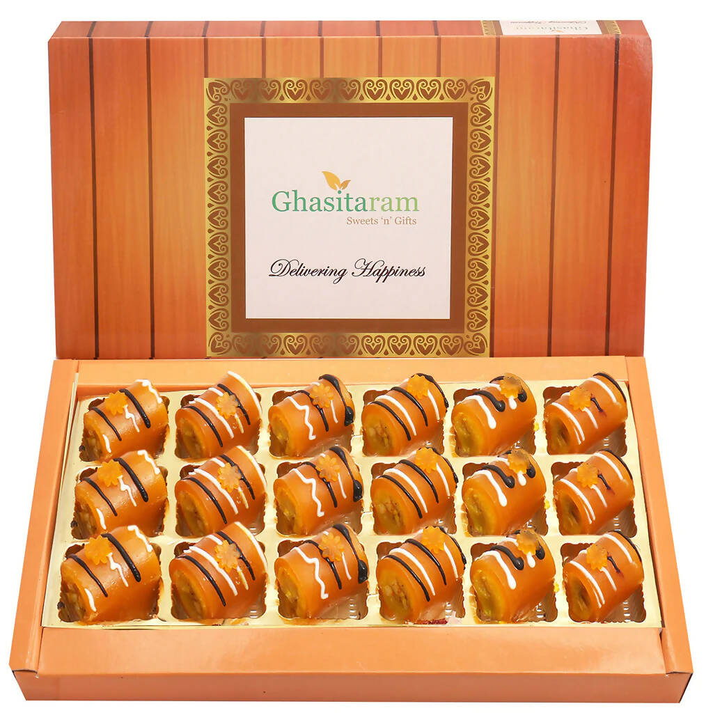 Ghasitaram Mango Roll Delight Sweets - Distacart