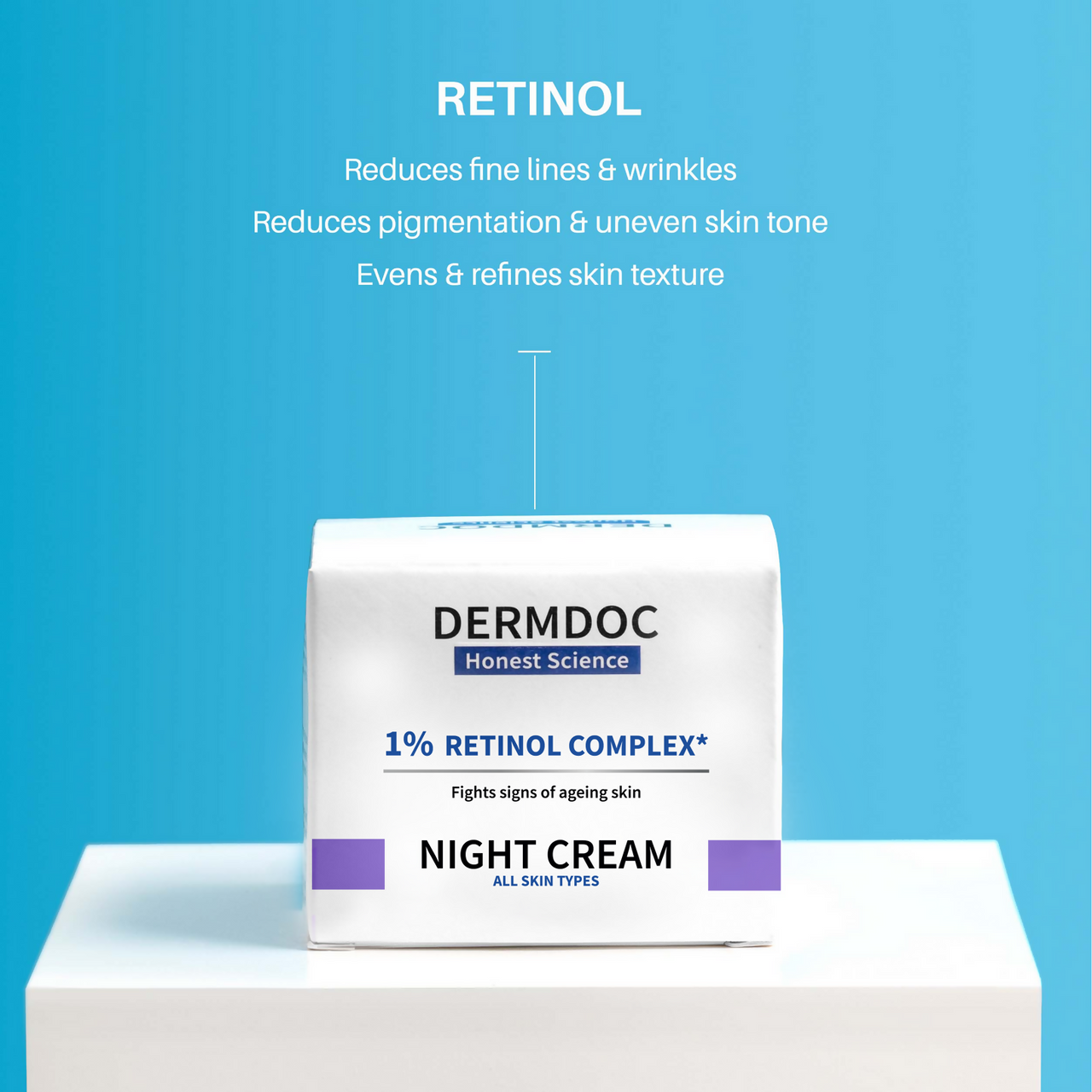 Dermdoc 1% Retinol Complex Night Cream - Distacart