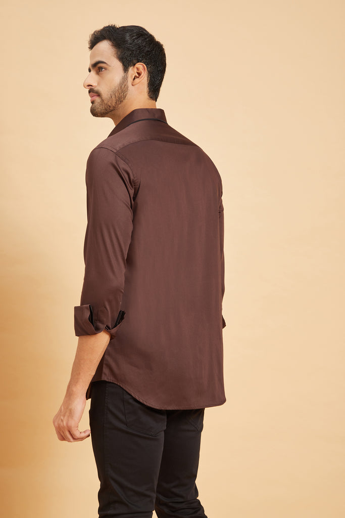 Brunette Pattern Shirt - Distacart