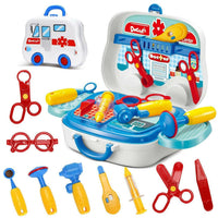Thumbnail for Sardar Ji Ki Dukan Pretend Play Doctor Play Sets For Boys/Girls/Kids Doctor Kit Toys With Suitcase - Isi Approved (Doctor Set - Box) - Distacart