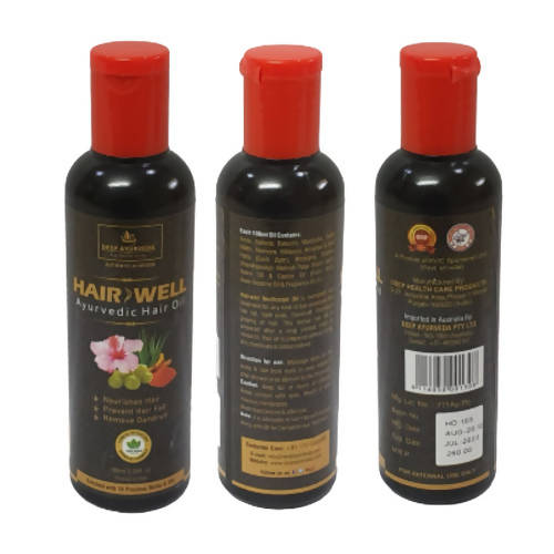 Deep Ayurveda Hair Well Ayurvedic Hair Oil - Distacart