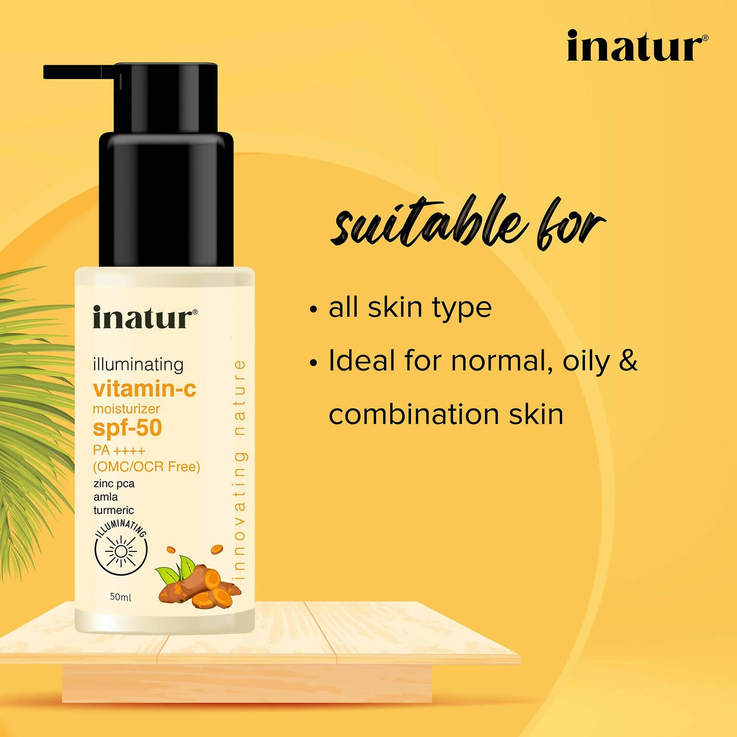 Inatur Vitamin C Sunscreen SPF-50 - Distacart